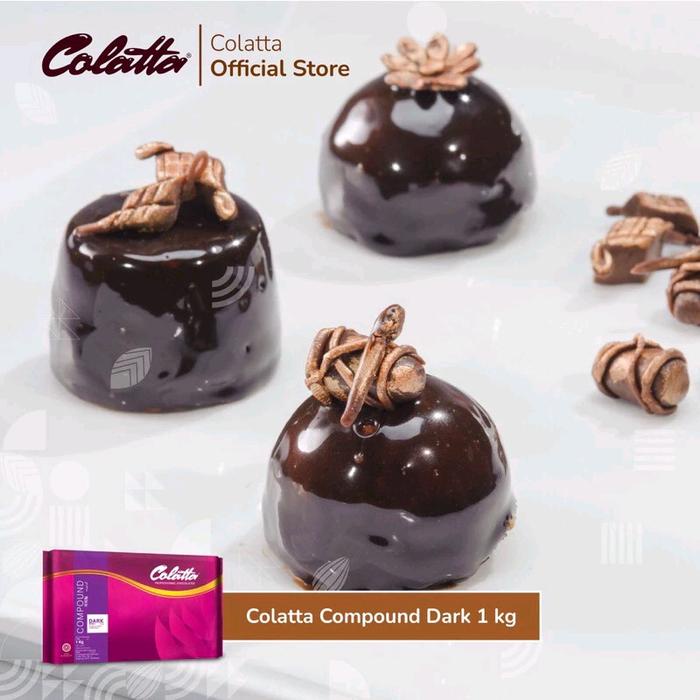 

Colatta DARK Compound 1KG - Collata Coklat Batang