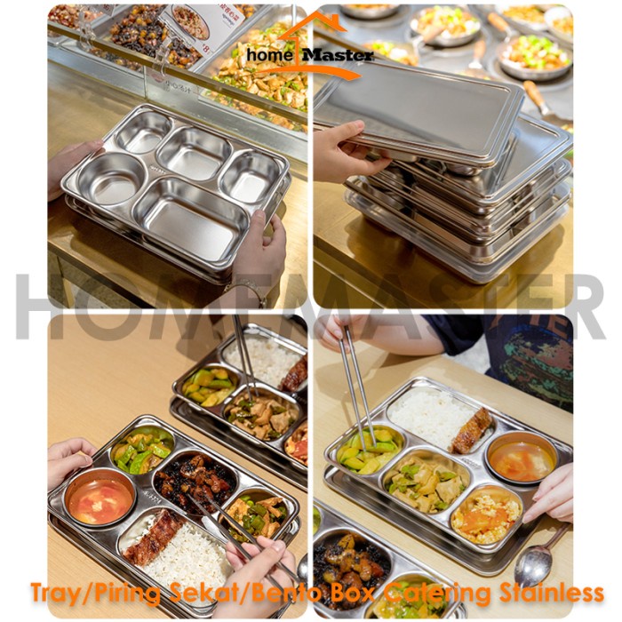 BEST SELLER Tray/Baki/Piring/Catering/Bekal/Food Court/Kantin/Bento Box/Pabrik TST