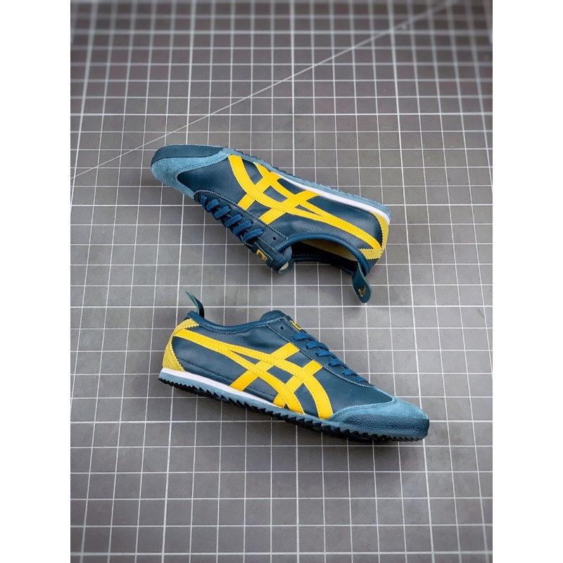 Sepatu Onitsuka Deluxe Blue Yellow