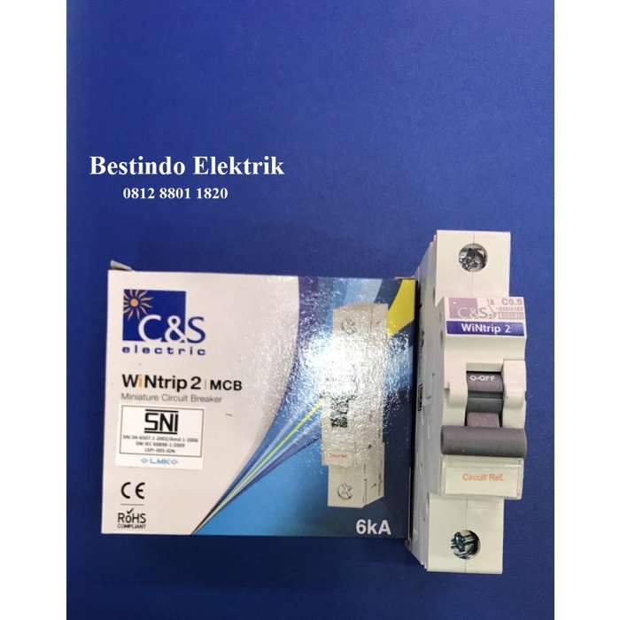 (Good) MCB C&S 0,5 Ampere / C&S 0,5A