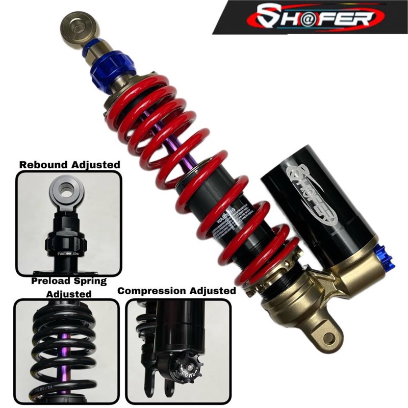 SHOCKBREAKER SHAFER TABUNG BAWAH KLIK REBOUND/KLIK KOMPRESI AKTIF SHOCK NMAX AEROX PCX LEXY VARIO