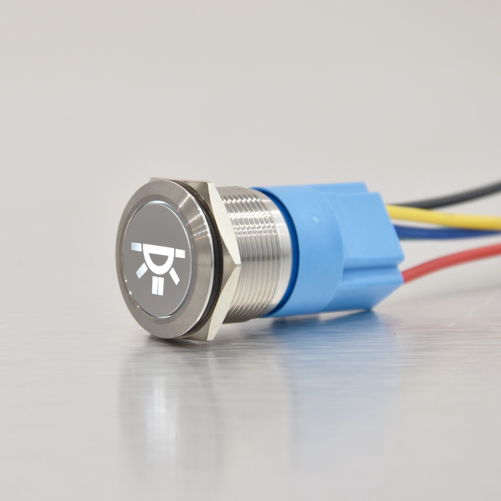 SALE ABILKEEN Customized Cabin Light II Illuminate Metal Push Button 22MM Flat Head Push Button Swit