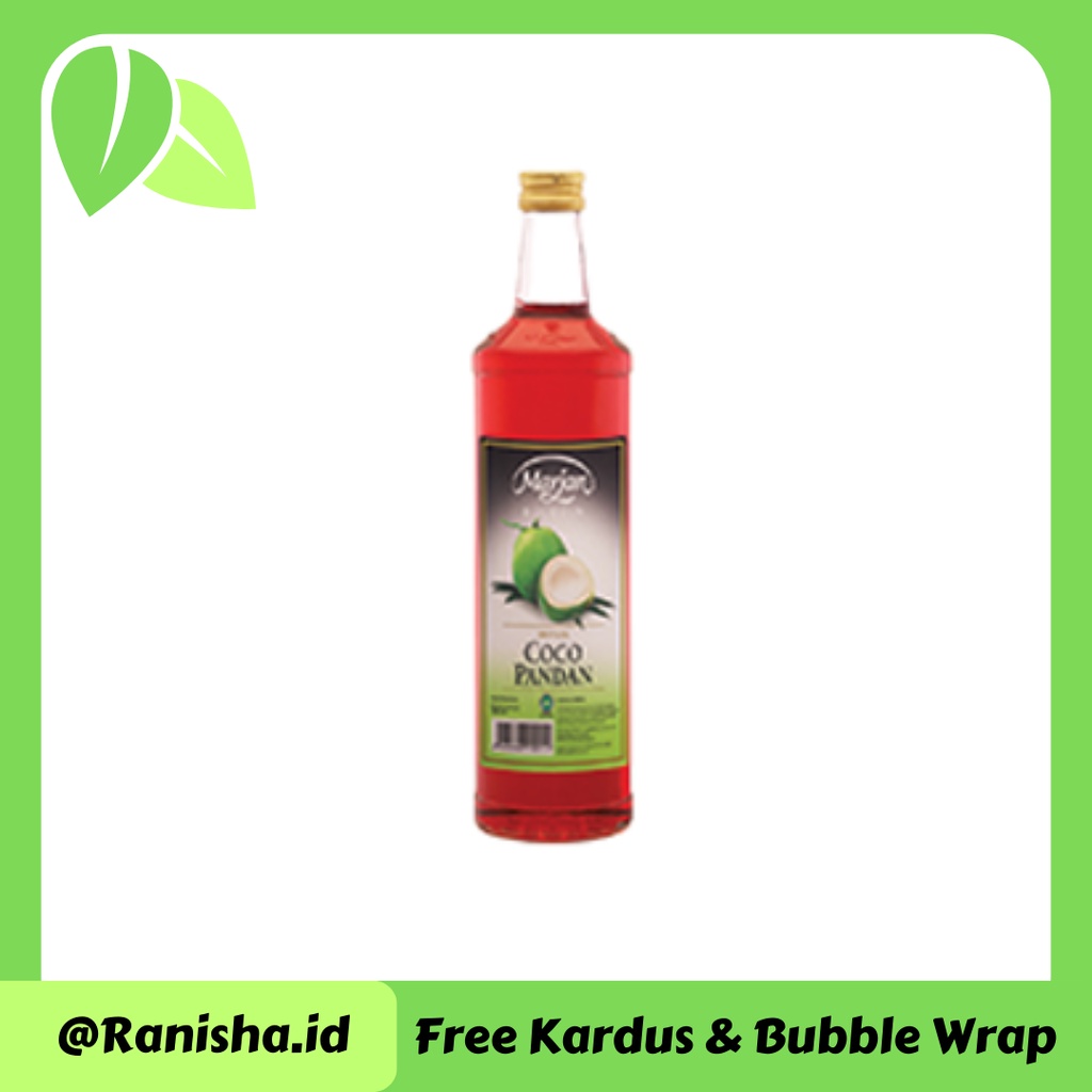 

Marjan Syrup Cocopandan Botol 460Ml