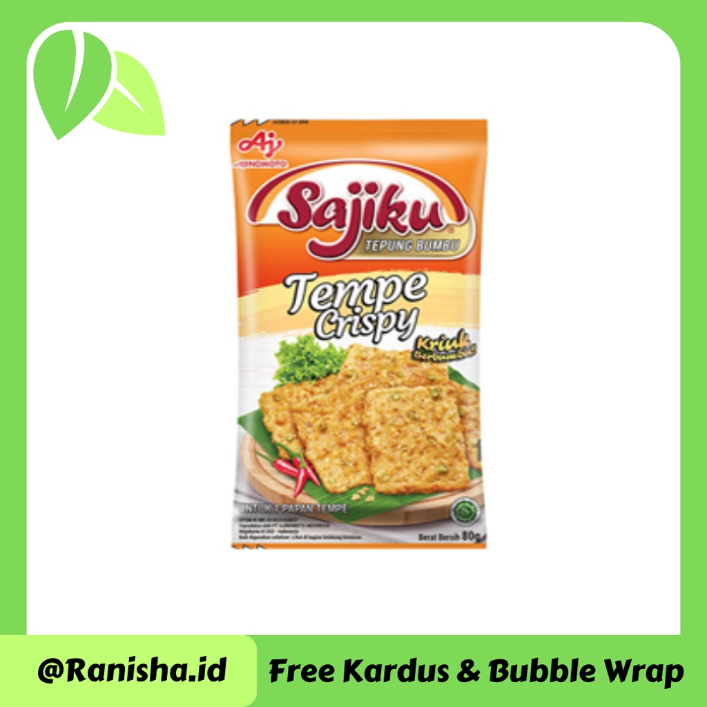 

Ajinomoto Tepung Bumbu Sajiku Tempe Crispy Pack 80G