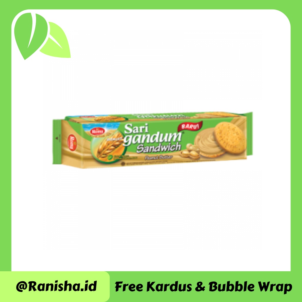 

Roma Biscuit Sari Gandum Sandwich Peanut Butter Pack 108G
