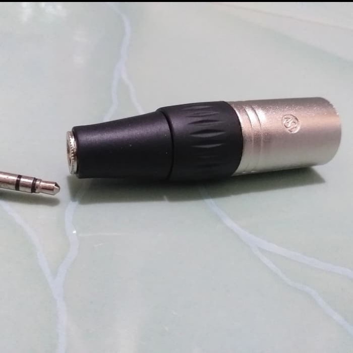 converter xlr male to mini jack 3.5mm female