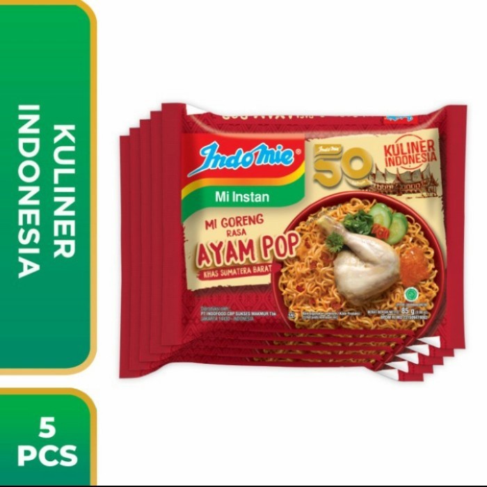 

(Good) Indomie goreng rasa ayam pop khas Sumatra barat 85gr - isi 5pcs