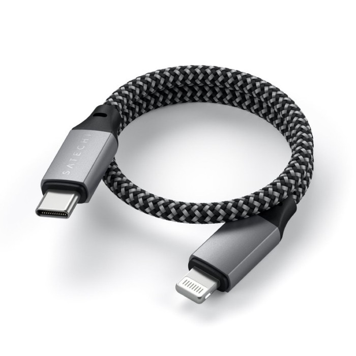 READY STOCK SATECHI USB-C TO LIGHTNING MFI 25CM