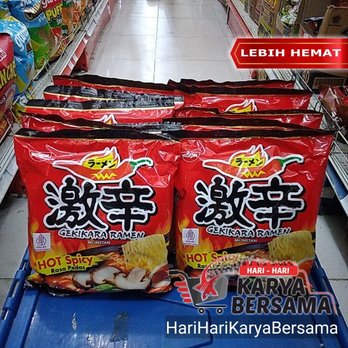 

Sale Terbatas Mie Instan Nissin Gekikara Ramen Hot Spicy Pack 10'S X 109Gr Aman