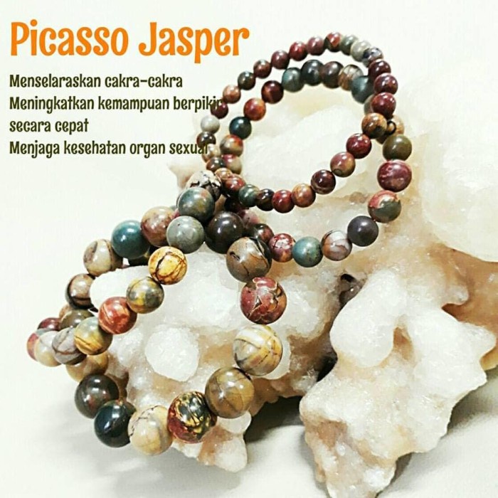 GELANG PICASSO JASPER - 6MM