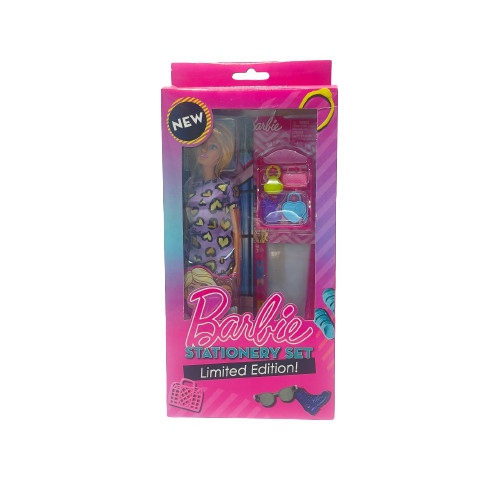 Terbaru Barbie Doll & Stationery Set