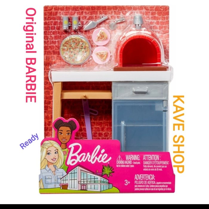 Terbaru Barbie Indoor Furniture : Barbie Pizza Oven - Original Mattel
