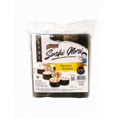 

..... Tokinori Yaki Sushi Nori- Roasted Seaweed- Rumput Laut 100Lembar