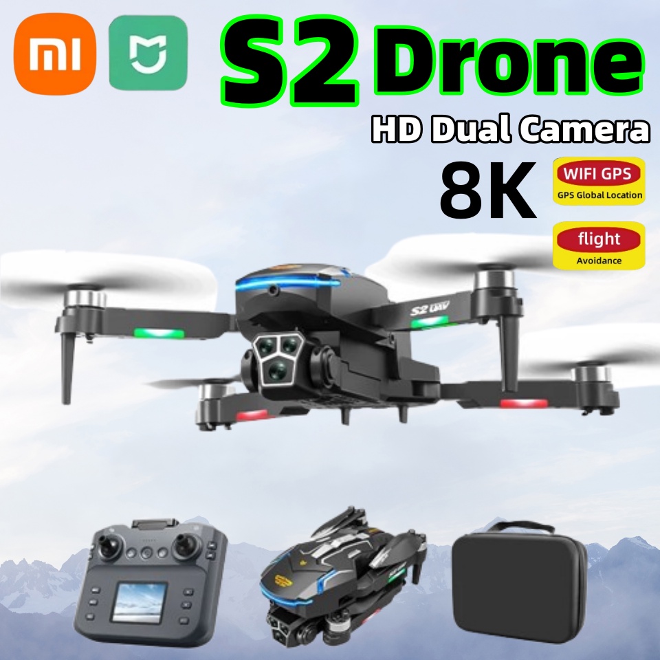 Xiaomi S2 Max Drone Professional 8K Hd Dual Camera Obstacle Avoidance Foldable Quadcopter Drone With