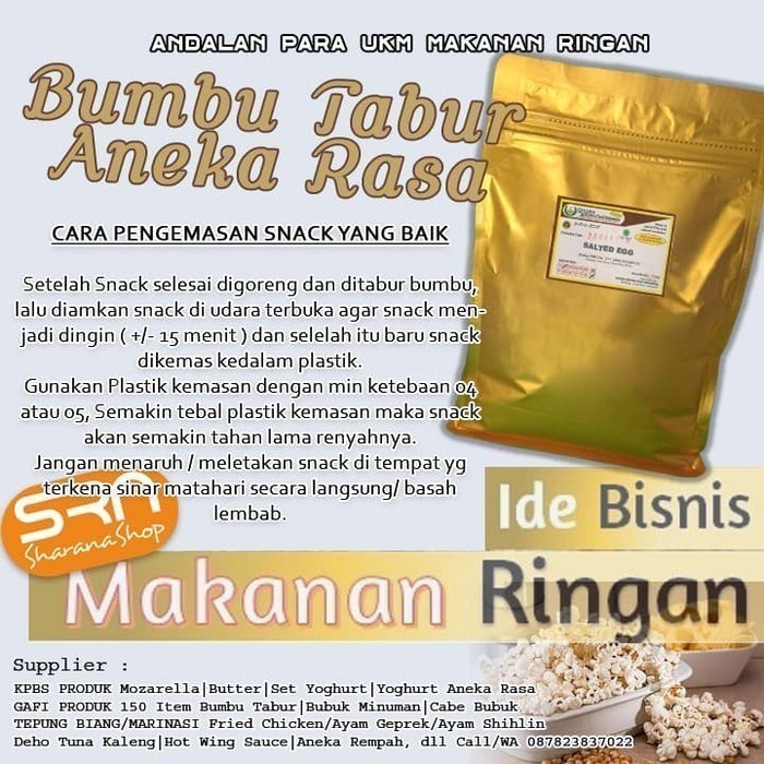 

(Best) BUMBU TABUR 250G REPAK RASA BUMBU BUAH MANIS UNTUK RUJAK JAMBU KRISTAL