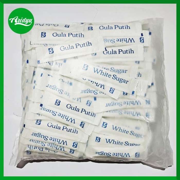 

(Best) White Sugar Stick Gula Putih Stick 240 pcs - 6 gram