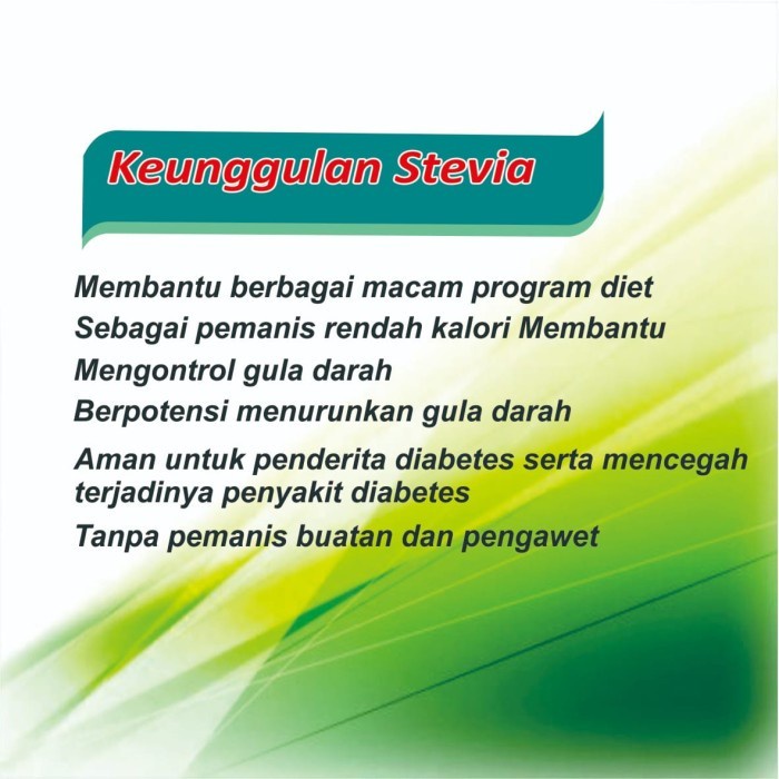 

(Best) Stevia Paket Pembelian 10 botol