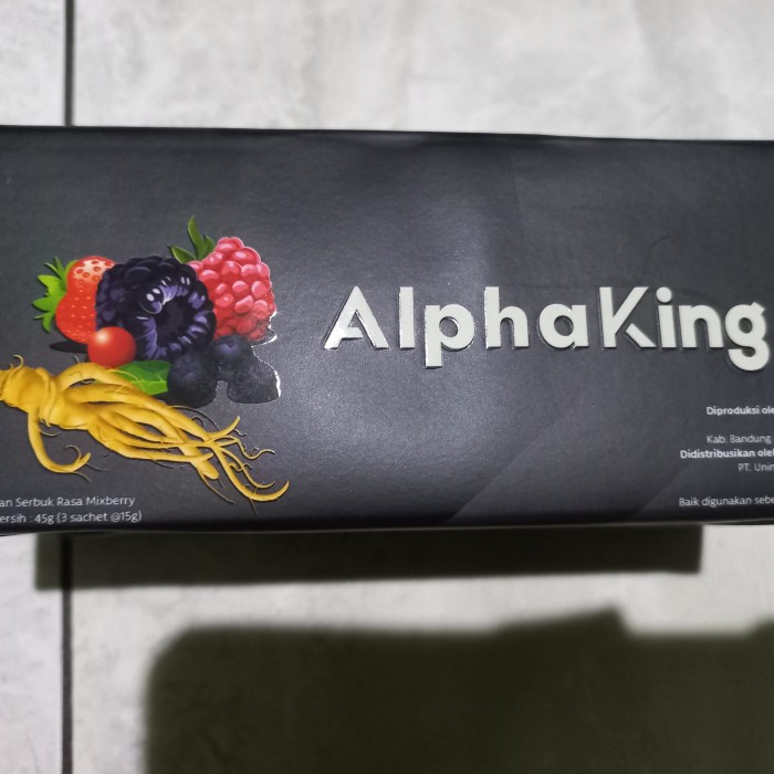 ReadyGanSiapkemas- Herbal Pria Vitalitas Lemah Syahwat Impotensi AlphaKing Alpha King -Good
