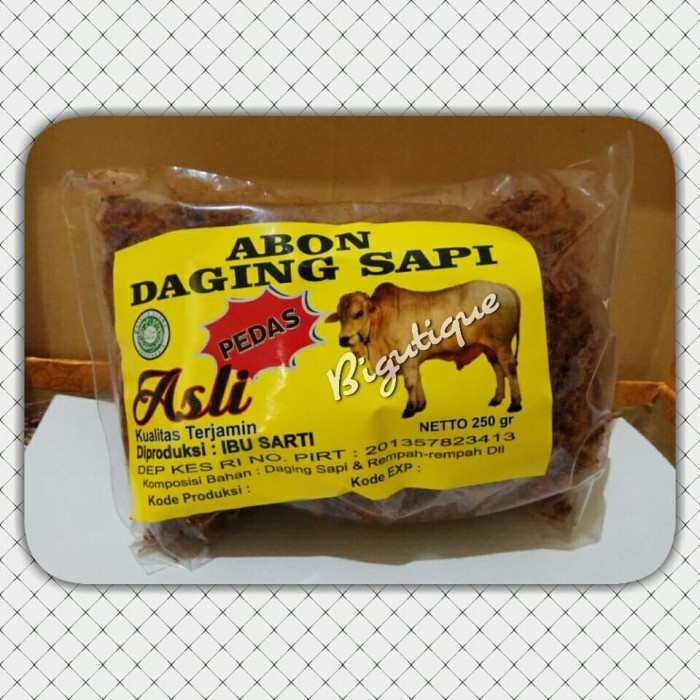 

(Good) Abon Daging Sapi Khas Surabaya 250gr - PEDAS