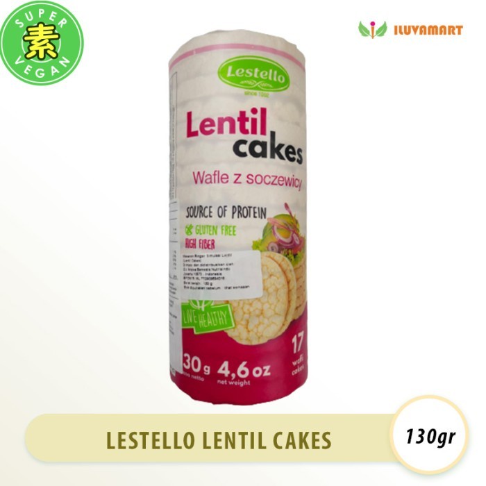 

(Good) Lestello Rice Cakes 130g Gluten Free Corn / Lentil / Buckwheat / Chick