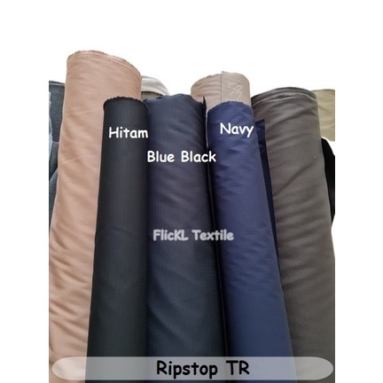 (Best) Bahan Kain Tornado Ripstop Cotton Katun Celana Baju Kemeja Seragam