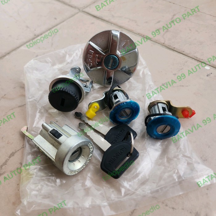 Kunci Kontak Pintu Laci Set Toyota Kijang Super Pick Up Asli 100%