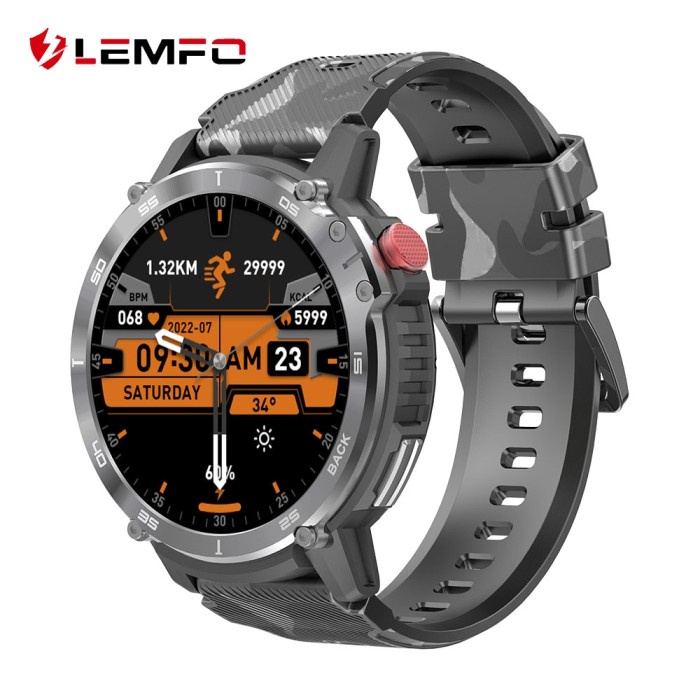 LEMFO C22 Smart Watch Men 4GB ROM IP68 Waterproof Smartwatch