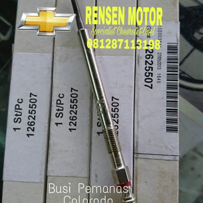 Busi Pemanas / Glow Plug Asm Chevrolet Colorado Ori Gm 12625507