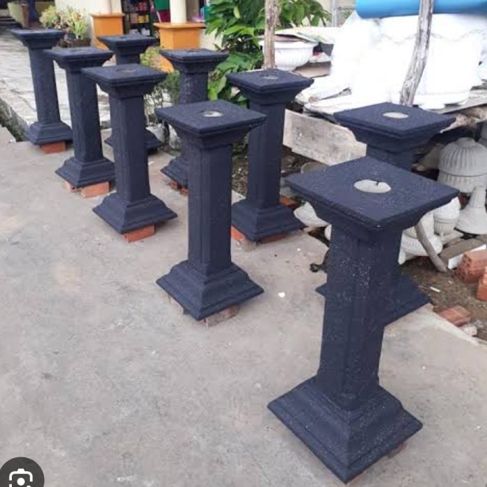 Terlaris Pilar Kotak Pot Tanaman/Pilar Bonsai Uk Tinggi 60 Cm