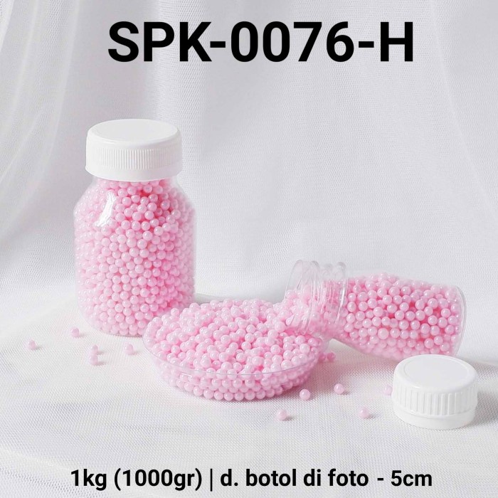 

Promo Terbatas Spk-0076-H Sprinkles Sprinkle Sprinkel 1Kg 1 Kg Mutiara Pink Pastel Aman