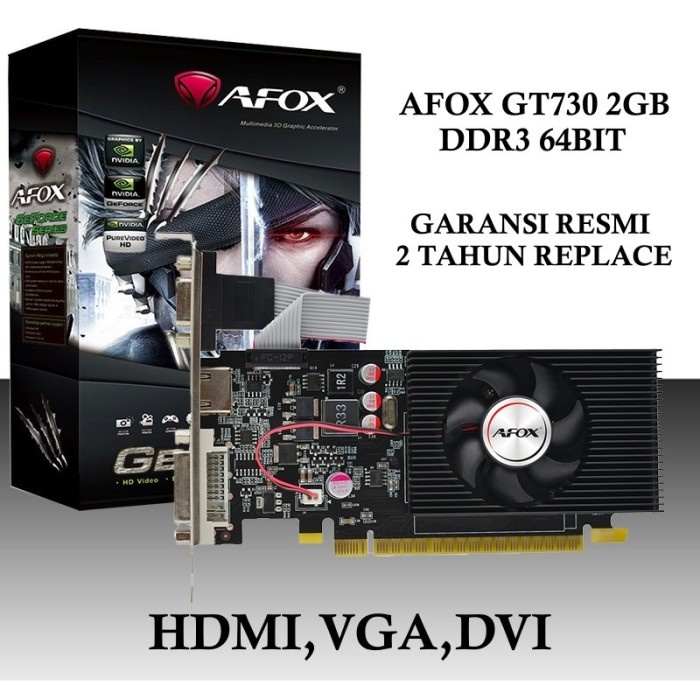 BISA GOSEND VGA AFOX GT 730 2GB - AFOX GEFORCE GT 730 2GB