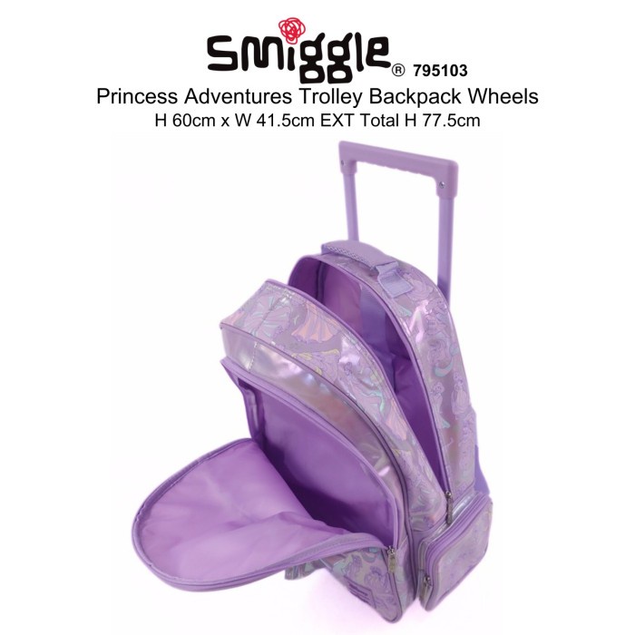 Smiggle Tas Trolley Bag Anak / Tas Troli Trolly -Gratisongkir
