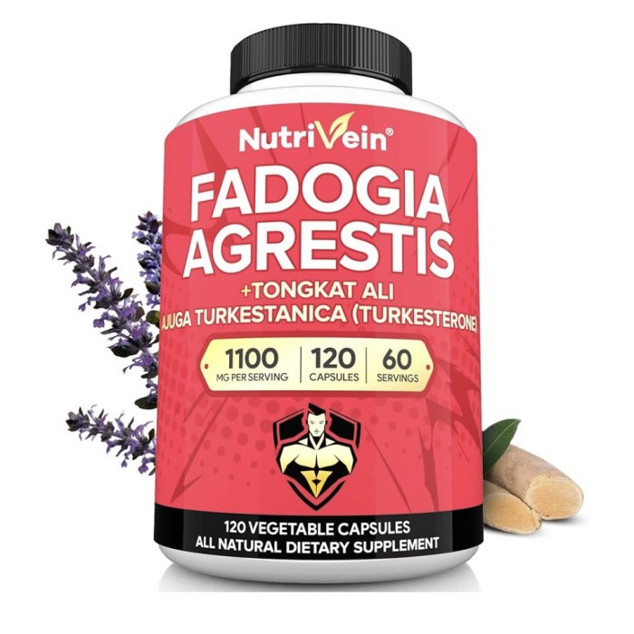 Nutrivein Fadogia Agrestis 1100Mg 120Caps
