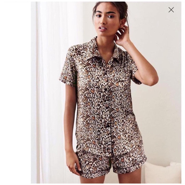 Victoria Secret Afterhours Satin Boxers Pajamas