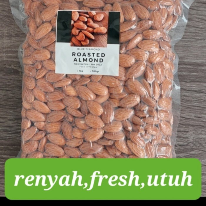 

Roasted Almond Kacang Almond Panggang Matang 1Kg Terbaru