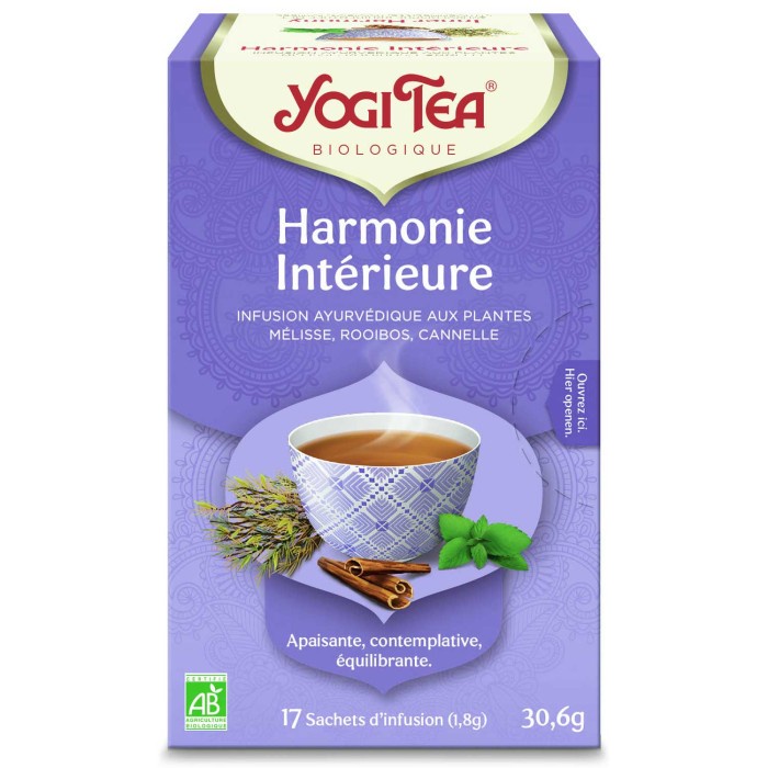 

Yogi Tea Organic Inner Harmony Ayurdevic Blend 17 X 1.8 Gram