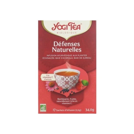 

Yogi Tea Organic Defenses Naturelles / Natural Defenses 17 X 2 Gram