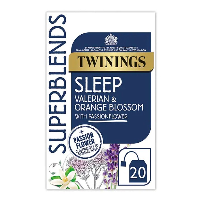 

Twinings Superblends Sleep Valerian & Orange Blossom Tea 20 X 1.5 Gram