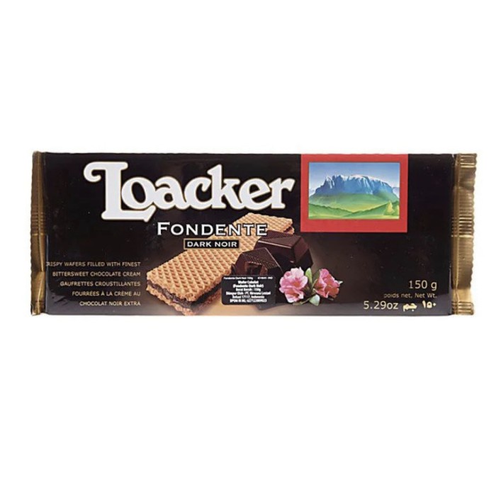 

Loacker Quadratini Fondente Dark Noir / Biskuit Loacker Dark Noir 150G