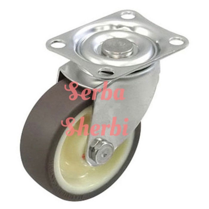 

Roda Troly / Troli / Trolly Pu 2,5 Inch Hidup Putar ( Swivel ) Hammer