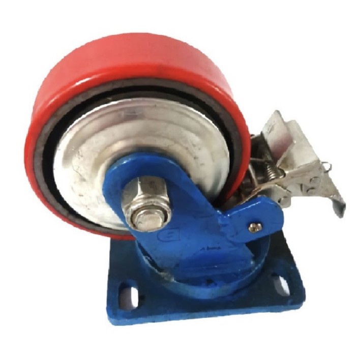 

Roda Caster Troly Troli Pu 10 Inch Super Heavy Duty Rem Kunci Dersheng