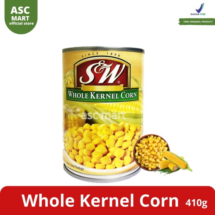 

S&W SW Whole Kernel Corn Jagung Kaleng (Thailand)