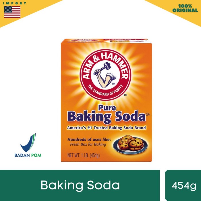 

BAKING SODA MERK Arm & Hammer Baking Soda 454GR USA Import