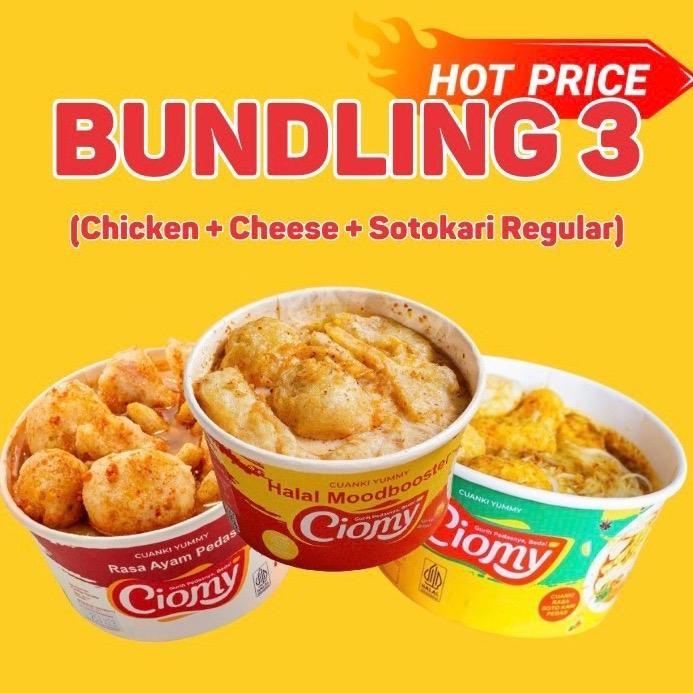 

CIOMY - Paket Bundling 3 Cuanki Cheese Soto Kari dan Chicken Spicy