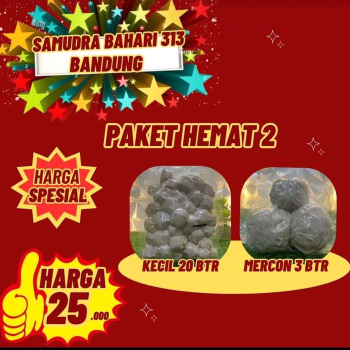 

baso ikan beli 2 lebih hemat kecil 20, tetelan 3 mercon Food Makanan