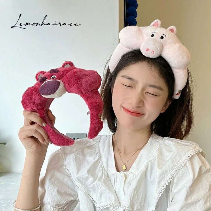Bando Headband Lotso Hamm Babi Toy Story Karakter Disney.