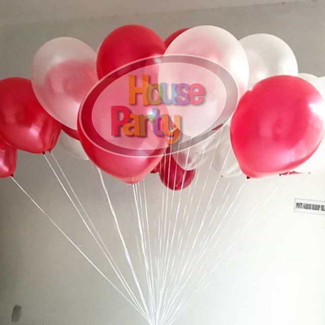 (Best) Balon Metalik chrome Merah / Metalic Balon / Balon Merah / balon