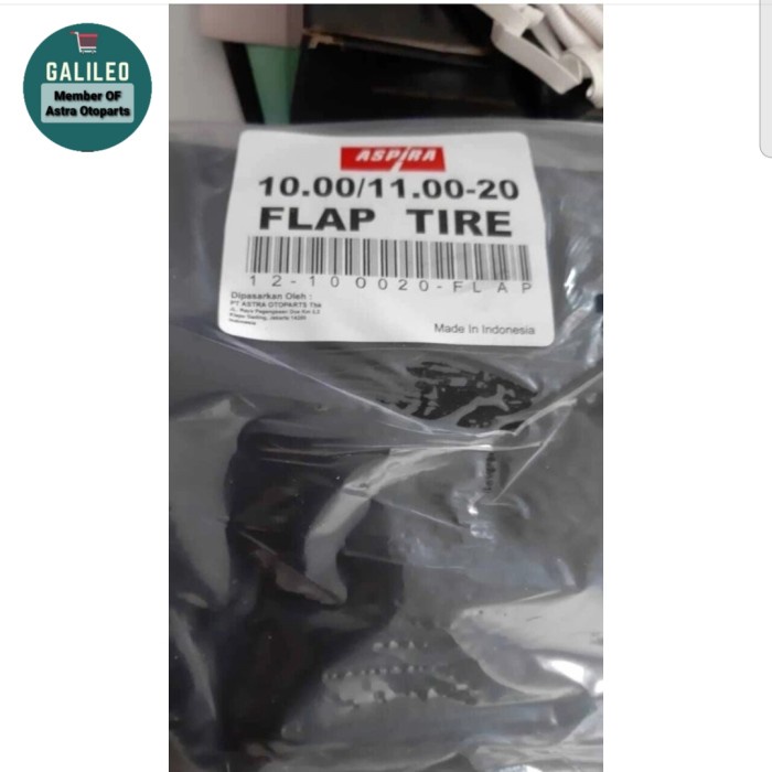 Ready Ban Perut 1000/1100 Flap Ban Selendang Merk Aspira Pt Astra Otoparts Truck Tronton 10 Ban