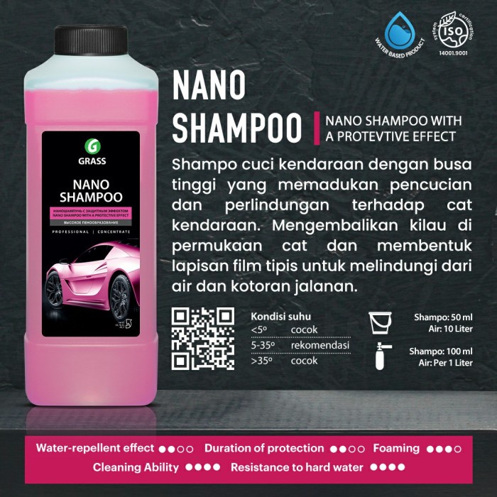 GRASS NANO SHAMPOO NON TOUCHLESS 1 LITER