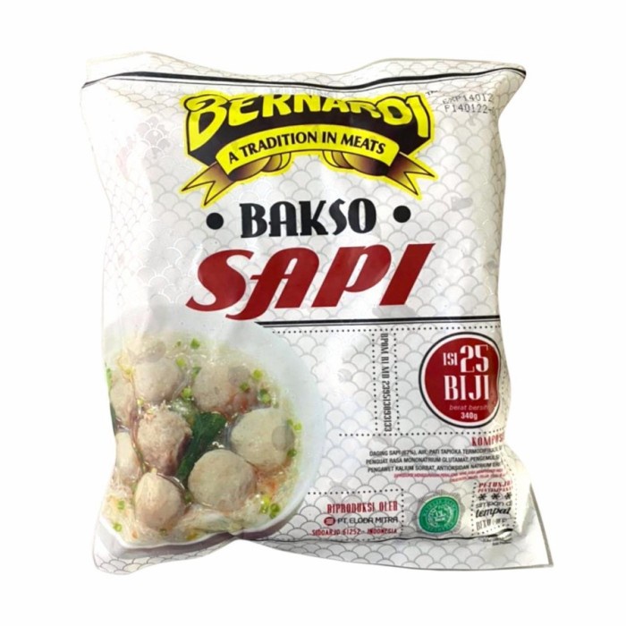 

Sale Terbatas Bernardi Bernadi Bakso Baso Premium Meat Ball - Urat/Kasar-Halus-Jumbo Aman